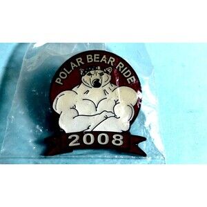 2008 Polar Run , Motorcycle Rally pin